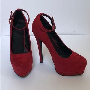 Bakers ruby red heels